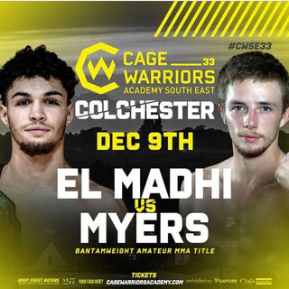 Gladiator Spirit Unleashed: Yassine El Madhi Poised for 135lbs Amateur MMA Title at Cage Warriors Academy South East