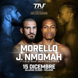 Morello vs Nmomah for the boxing Mediterranean Title