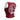 Diana Huntress Goddess crop top in Pompeian Red, back view