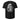 Close-up of the Black breathable polyester mesh technical fabric, acting as a heat-shield for high-intensity gym workouts.