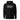 Front view of Iron Imperium “Embody It” black unisex hoodie with embroidered logo on chest