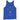 Back view of Iron Imperium “Embody It” men’s tank top in royal blue with Epictetus quote design