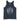 Front view of Iron Imperium “Embody It” men’s tank top in navy, featuring Adrian Baxter artwork