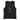 Back view of Iron Imperium “Embody It” black sleeveless tank featuring Epictetus quote. Flat view