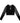 Front view of Iron Imperium “Embody It” women’s recycled long-sleeve crop top with Iron Imperium logo