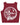 Dark red cropped top with the Diana Huntress design in a bold, graphic style