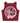 Dark red cropped top with the Diana Huntress design in a bold, graphic style