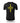 Mars The Vengeful Iron Imperium Logo black t-shirt left chest yellow design