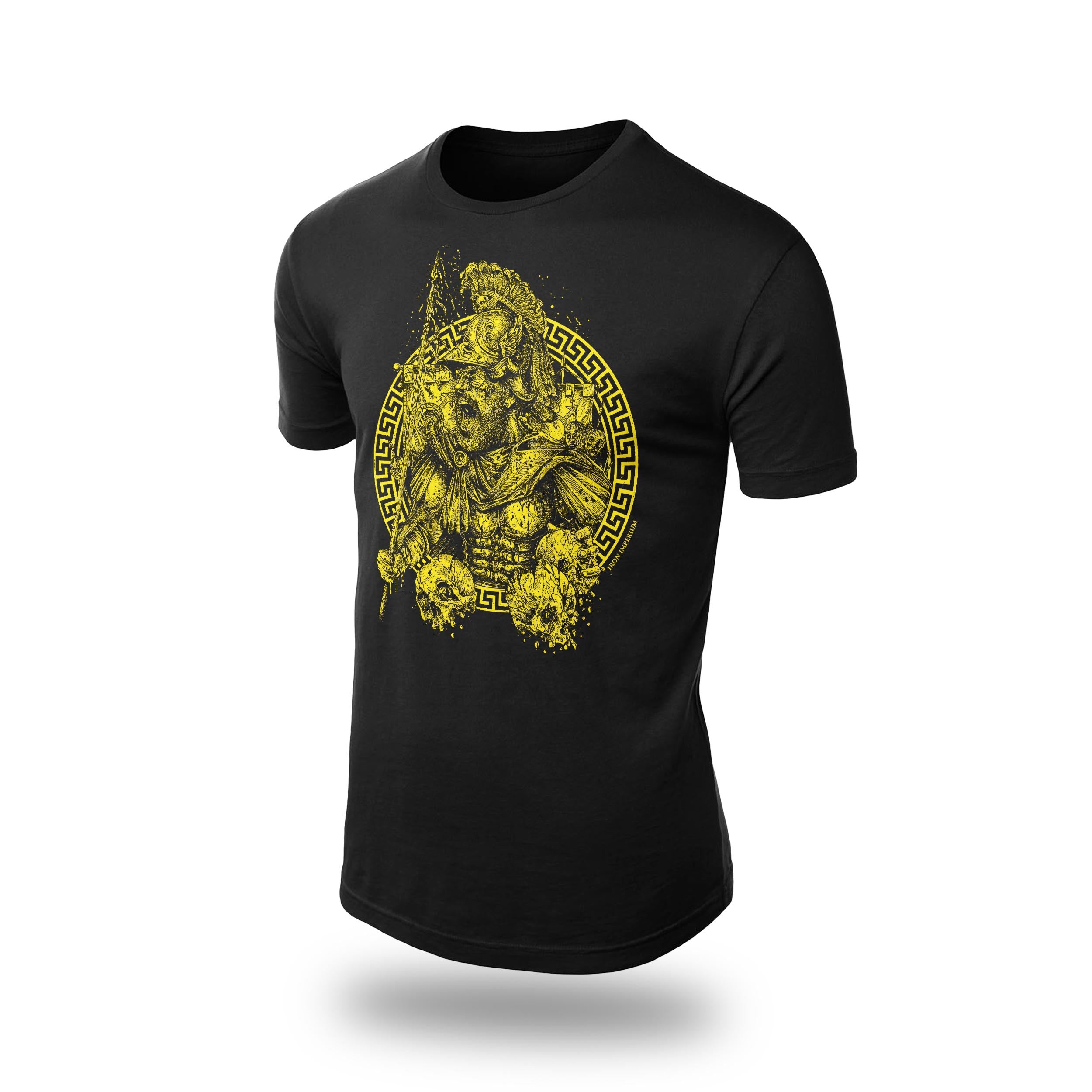 Mars The Vengeful Strength and Honour black t-shirt yellow design
